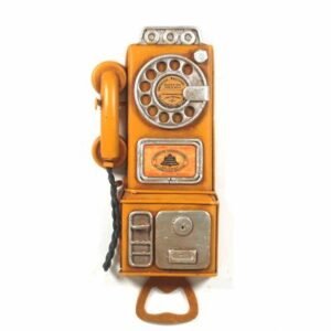 Telephone fridge magnet + bottle opener(metal)