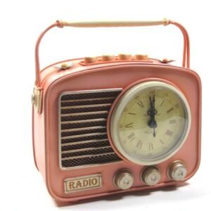 Radio coin bank clock(metal)