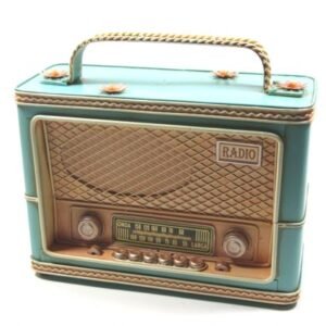 Radio coin bank(metal)