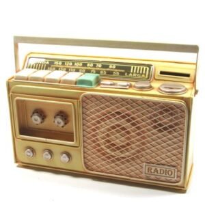 Radio coin bank(metal)