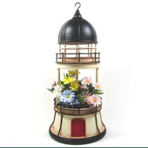 Lighthouse flower pot(metal)
