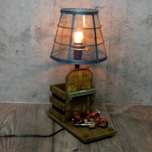 Penholder-craft Lamp(metal & MDF)