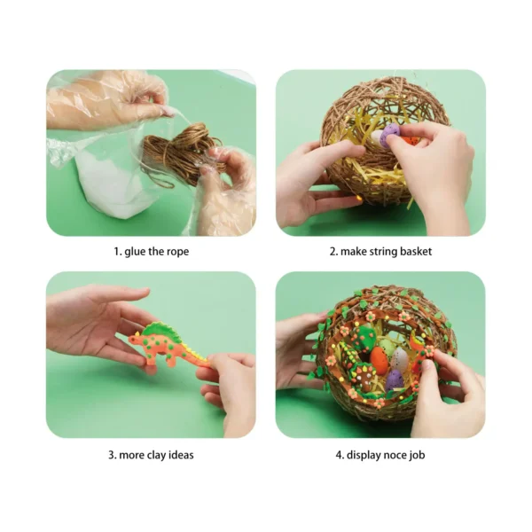 Dinosaur Basket Craft Kit - Image 4