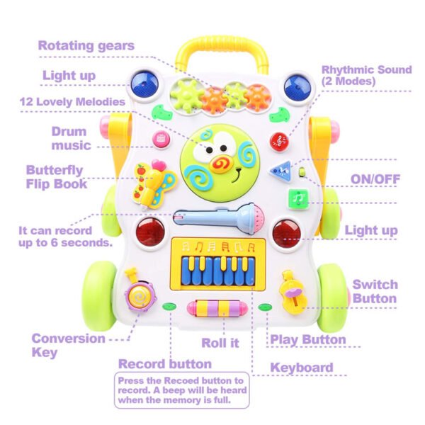 2 In 1 Baby Activity Walker - Image 5