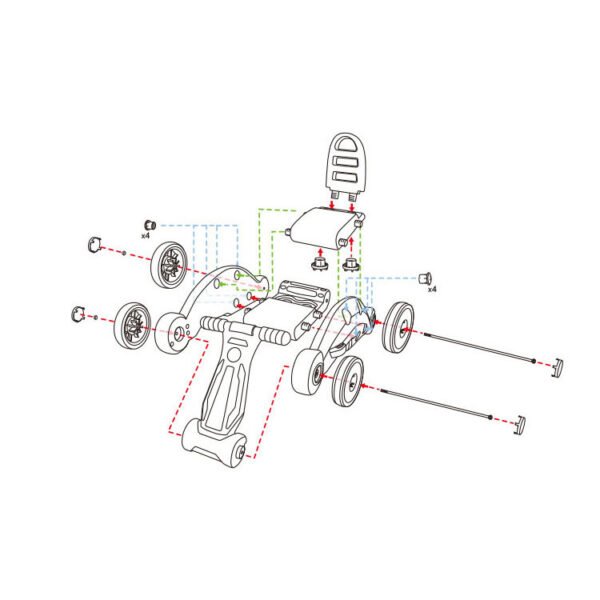 3In 1 Walker Rocker Car - Image 4