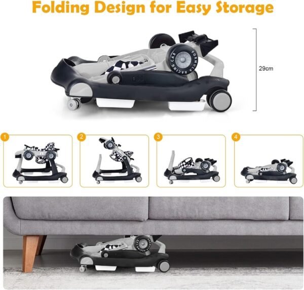 4 In 1Baby Walker Activity Center - Image 4