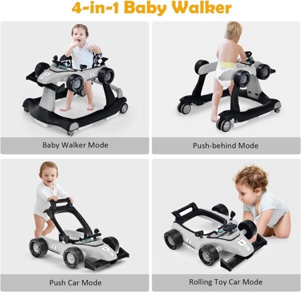 4 In 1Baby Walker Activity Center - Image 3