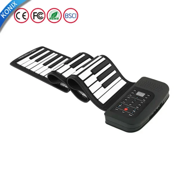 Electronic roll up Piano Professional Electric Flexible Digital 88 Keys Roll Up - Image 3