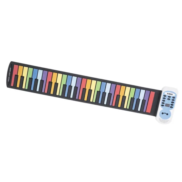 49 keys Colorful Kid’s Piano Rainbow Keyboard Toy Digital Education Music - Image 2