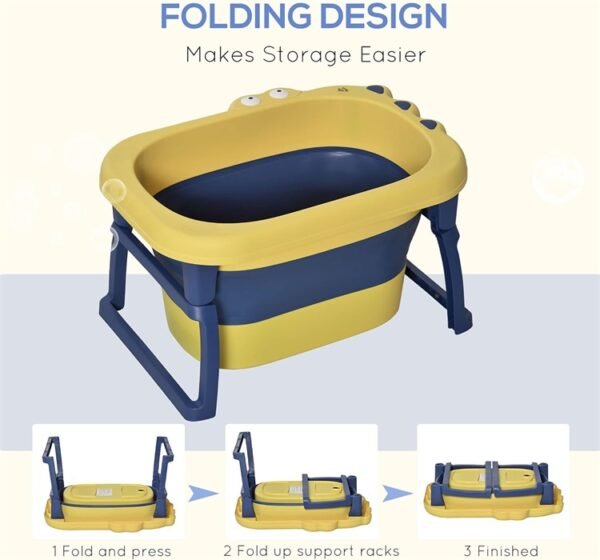 Baby Bathtub with Stool Seat - Image 3