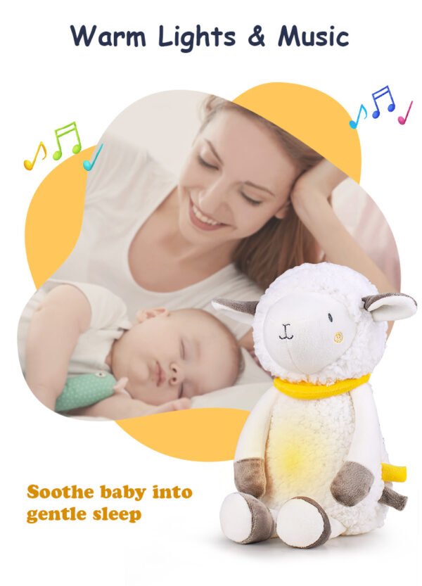 Newborn Musical Plush Sheep - Image 4