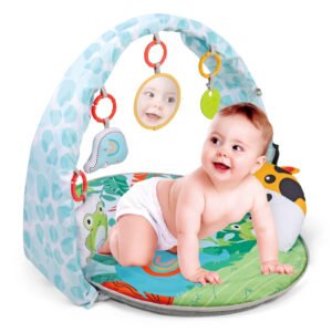 3 in 1 Baby folding wipeable play Gym mat