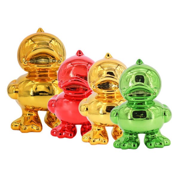 metallic Electroplated duck an exquisite decoration - Image 4