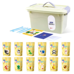 12 Themed Storage Box Clay Set