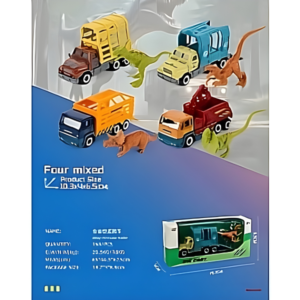 Free Wheel Alloy dinosaur car