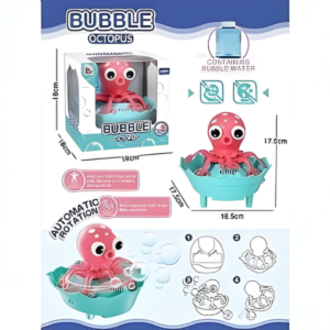 Octopus bubble machine